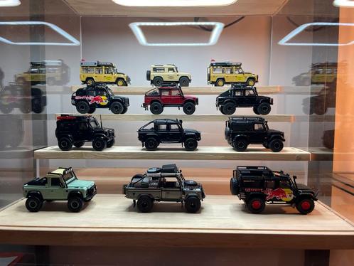 Land Rover Defender 1:64, Hobby en Vrije tijd, Modelauto's | Overige schalen, Zo goed als nieuw, Ophalen