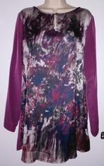 Miss Etam tuniek maat 46, Kleding | Dames, Grote Maten, Ophalen of Verzenden, Zo goed als nieuw, Paars, Blouse of Tuniek