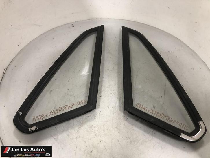 Audi 80 B2 ruit c stijl l + r met quattro opschrift, Auto-onderdelen, Ruiten en Toebehoren, Audi, Gebruikt, Ophalen of Verzenden