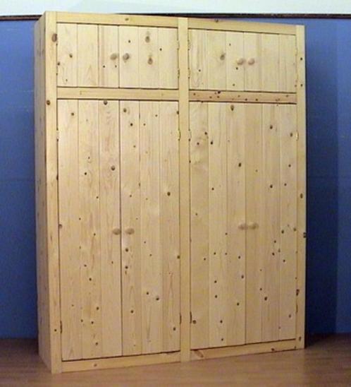 houten KAST EXTRA HOOG nieuw onbehandeld, Huis en Inrichting, Kasten | Kledingkasten, Nieuw, Minder dan 100 cm, 25 tot 50 cm, Ophalen of Verzenden
