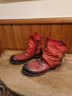 Airstep-AS98 handgemaakte leren laarzen, Lage of Enkellaarzen, Ophalen of Verzenden, Zo goed als nieuw, Rood