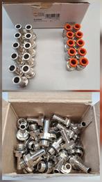 Div. Insteek pneumatiek snelkoppelingen (Metal Works), Ophalen of Verzenden, Nieuw