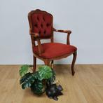 Brocante vintage Franse Louis XV stoeltje, fauteuil 103, Hout, Valkenswaard, Gebruikt, Info@flashbackfurniture.nl