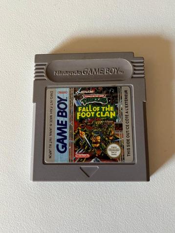 TMNT Fall of the Foot Clan spel - Game Boy classic Nintento beschikbaar voor biedingen