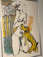 Corneille - Vrouw met hond 69/100 1975, Ophalen of Verzenden
