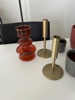 3 candle holders - kandelaars, Huis en Inrichting, Woonaccessoires | Kandelaars en Kaarsen, Minder dan 25 cm, Gebruikt, Kandelaar