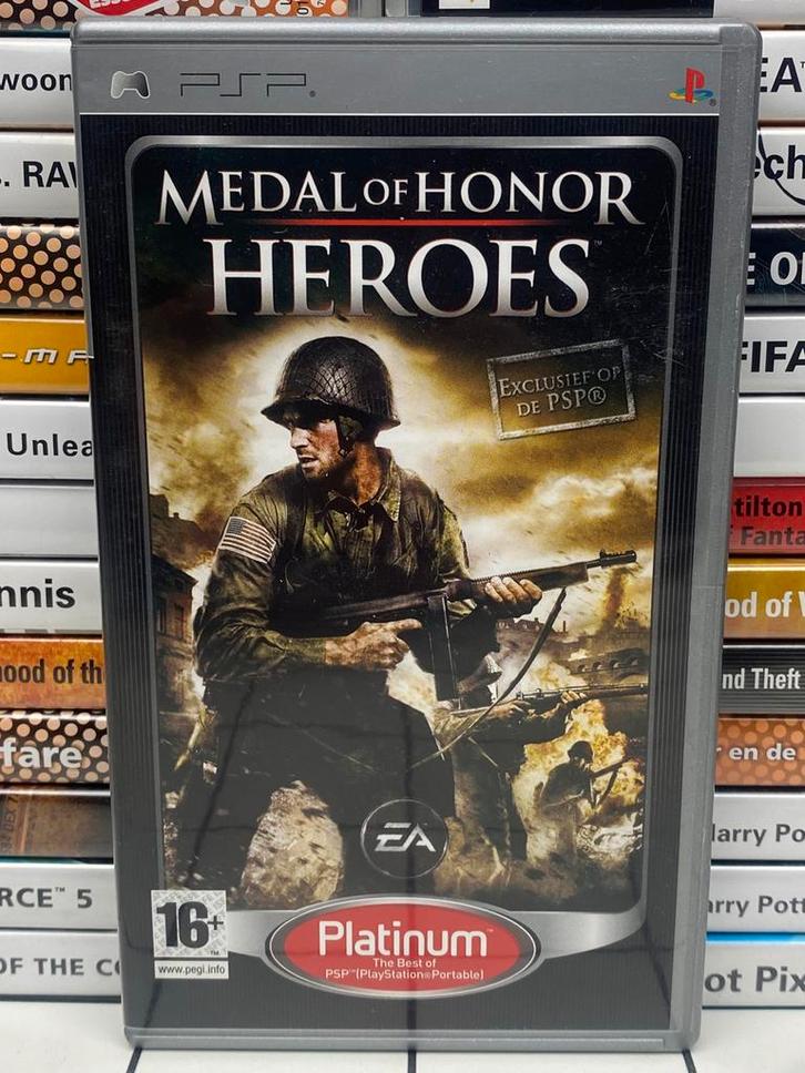 Medal of Honor Heroes – PSP PlayStation Portable Game – CIB, Spelcomputers en Games, Games | Sony PlayStation Portable, Zo goed als nieuw