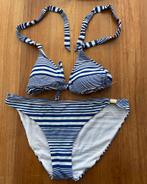 Hunkemöller Bikini blauw/wit streepjes M, Ophalen of Verzenden, Zo goed als nieuw, Blauw, Bikini