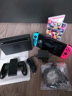 Nintendo Switch verbeterde accuduur NIEUWSTAAT + Mario Kart, Ophalen of Verzenden, Zo goed als nieuw, Met 2 controllers, Switch 2019 Upgrade