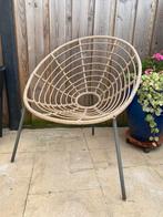 Leuke tuinstoel , kleur naturel Wicker, Tuin en Terras, Ophalen, Zo goed als nieuw