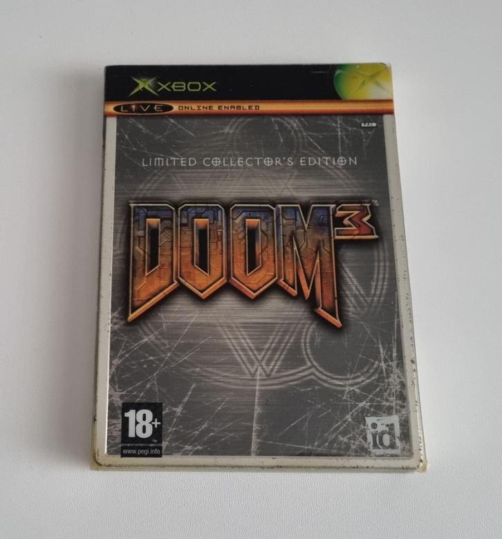 Doom 3 Limited Collector's Edition Xbox Original Steelbook, Spelcomputers en Games, Games | Xbox Original, Gebruikt, Shooter, 1 speler
