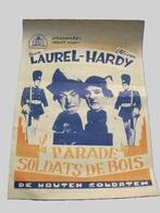 AFFICHE POSTER LAUREL & HARDY, Verzamelen, Posters, Ophalen, Zo goed als nieuw, A1 t/m A3, Film en Tv