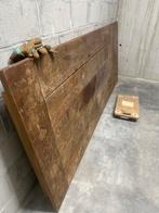 Massief teak eettafel 240cm, Huis en Inrichting, Tafels | Eettafels, Ophalen, Gebruikt, 200 cm of meer, 50 tot 100 cm