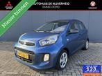 Kia Picanto 1.0 CVVT EconomyLine airco, Auto's, Kia, Stof, Gebruikt, Blauw, Origineel Nederlands
