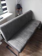 Eetkamer bank grijs, Huis en Inrichting, Banken | Sofa's en Chaises Longues, Ophalen, Gebruikt, Driepersoons, Metaal