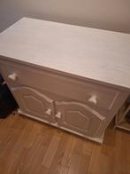 Leuk wit kastje met lade en deurtjes, Huis en Inrichting, Kasten | Dressoirs, Ophalen, Gebruikt, 50 tot 100 cm, Landelijk