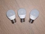 LED lampen E27, 45mm - 3 stuks, Huis en Inrichting, Ophalen of Verzenden, Gebruikt, Modern