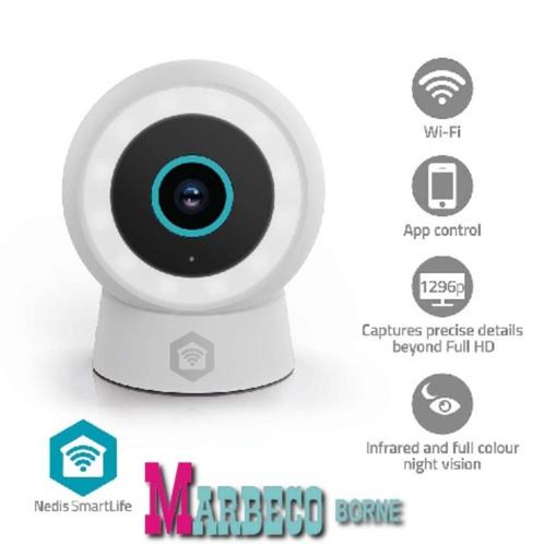 Full HD WiFi camera, Spotlight Kleuren nachtzicht, Opname, Audio, Tv en Foto, Actiecamera's, Nieuw, Overige merken, Ophalen of Verzenden