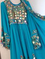 Afghaanse jurk blauw, Maat 34 (XS) of kleiner, Blauw, Ophalen of Verzenden, Zo goed als nieuw