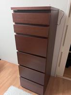 Hoge ladekast met 7 lades, Ophalen, Minder dan 50 cm, 5 laden of meer, Zo goed als nieuw