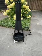 BBQ Time Tuinhaard - Fire Pit Terraskachel met Schoorsteen, Tuin en Terras, Tuinhaarden, Ophalen, Zo goed als nieuw