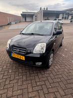 Kia Picanto 1.0 2008 Zwart, Auto's, Voorwielaandrijving, Stof, 836 kg, 4 cilinders