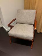 Houten fauteuil - Mid Century bruin, Huis en Inrichting, Fauteuils, Ophalen, Minder dan 75 cm, Zo goed als nieuw, Retro