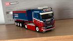 WSI Scania R520 V8 PWT met kipper, Ophalen of Verzenden, Zo goed als nieuw, Bus of Vrachtwagen, Wsi
