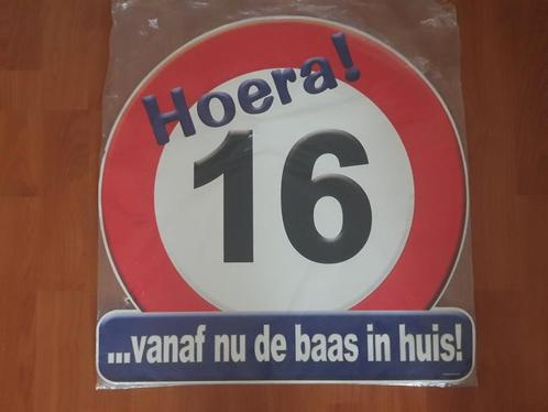 Versiering voor 16 jaar, jarig, verjaardag, meisje, Hobby en Vrije tijd, Feestartikelen, Zo goed als nieuw, Versiering, Verjaardag