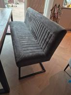 Eetbankje Antraciet 150cm, Huis en Inrichting, Ophalen, Gebruikt, Metaal, Industrieën modern