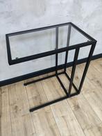 IKEA VITTSJÖ Laptoptafel - 55x35x65 cm, Huis en Inrichting, Tafels | Bijzettafels, Ophalen, Gebruikt, 55 tot 75 cm, Glas