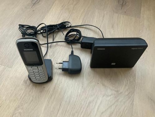 Siemens giga set S68H compleet, Telecommunicatie, Vaste telefoons | Handsets en Draadloos, Zo goed als nieuw, 1 handset, Ophalen of Verzenden