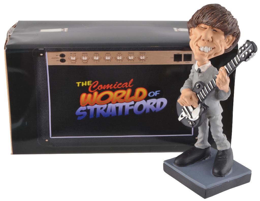 George Harrison Beatles beeldje by Warren Stratford deco