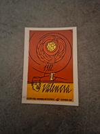 Panini sticker WK 82 Espana. Introposter Valencia, Verzenden, Zo goed als nieuw, Sticker