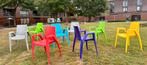 8 Stapelbare Heller Arco stoelen, Huis en Inrichting, Stoelen, Ophalen, Kunststof, Overige kleuren, Zo goed als nieuw