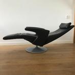 IZGS FSM Smile design fauteuil stoel easy chair zwart, Leer, Ophalen