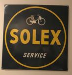 Origineel Solex Service Emaille Reclamebord 78x78 Nieuwstaat, Antiek en Kunst, Ophalen of Verzenden