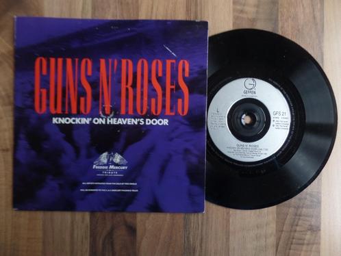 single Guns N' Roses – Knockin' On Heaven's Door, Cd's en Dvd's, Vinyl Singles, Gebruikt, Single, Rock en Metal, 7 inch, Ophalen of Verzenden