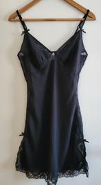 romantisch sexy zwart nachtjurkje+kant maat 40/42 zie foto's, Kleding | Dames, Ondergoed en Lingerie, Verzenden, Zwart