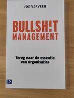 Jos Verveen - Bullshit management, Boeken, Jos Verveen, Ophalen of Verzenden, Zo goed als nieuw