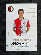 Feyenoord spelerskaart Vejinovic met handtekening, Ophalen of Verzenden, Zo goed als nieuw