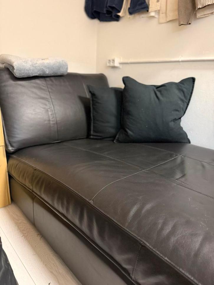 Ikea Kivik Chaise Longue - Echt Leder, Huis en Inrichting, Banken | Sofa's en Chaises Longues, Gebruikt, Eenpersoons, Minder dan 150 cm