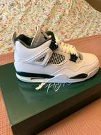 Nike Air Jordan Retro 4 groen-wit maat 41 NIEUW! In doos, Wit, Nieuw, Ophalen of Verzenden, Sneakers of Gympen