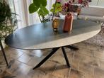 Eettafel Ovaal Marmerlook, Huis en Inrichting, Tafels | Eettafels, Ophalen, 100 tot 150 cm, 200 cm of meer, Zo goed als nieuw