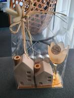 Housewarming decoratie huisjes met Bolsius kaarsen intratuin, Ophalen, Overige materialen, Crème, Nieuw
