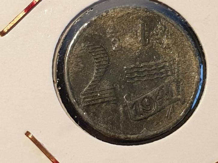 2.5 cent 1941 zink nr.8 (05), Postzegels en Munten, Munten | Nederland, 1 cent, Koningin Wilhelmina, Ophalen of Verzenden