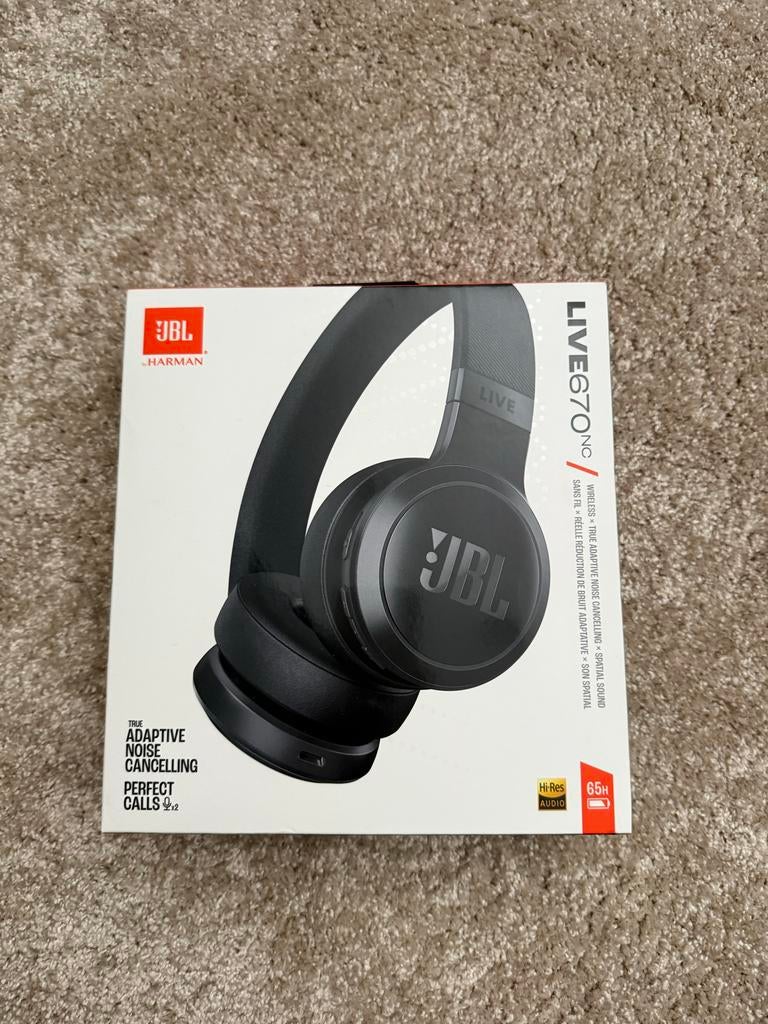 JBL Live 670NC Nieuw & Verzegeld, Audio, Tv en Foto, Koptelefoons, Nieuw, Over oor (circumaural), Overige merken, Draadloos, Ophalen of Verzenden