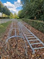 Kooiladder 10 meter - Veiligheid voorop!, Doe-het-zelf en Verbouw, Ophalen, Gebruikt, Ladder, 4 meter of meer