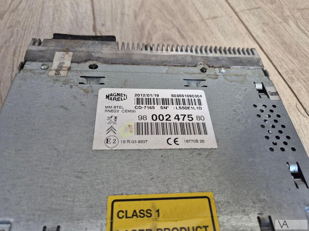 Peugeot 508 CItroen DS4 C4 radio navigatie radio 9800247580, Gebruikt, -, -, Ophalen of Verzenden