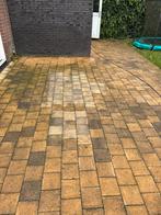 +/- 34 m2 Terrastegels 20 x 20 x 6 cm, Tuin en Terras, Ophalen, Gebruikt, Beton, Terrastegels